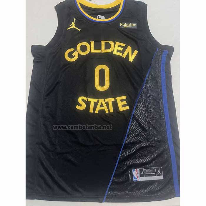 Camiseta Golden State Warriors Gary Payton II NO 0 Statement 2024-25 Negro